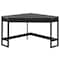 Homeroots Black & Gray Top Corner Computer Desk42 x 42 x 30 in. 355734 - alternate 1